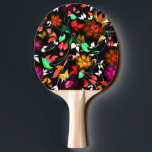 Raquette De Ping Pong Haut<br><div class="desc">Jolie texture florale colorée vintage</div>