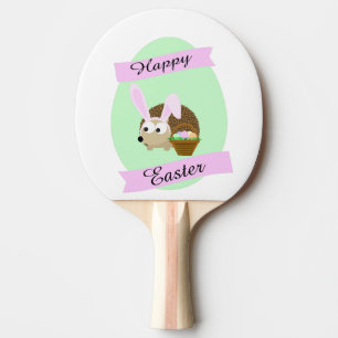 Raquette De Ping Pong Hérisson Lapin de Pâques