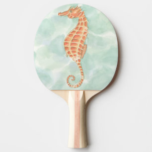 Raquette De Ping Pong Hippocampe d'orange d'océan