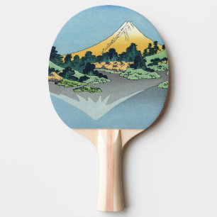 Raquette De Ping Pong Hokusai - Le Mont Fuji reflète le lac Kawaguchi