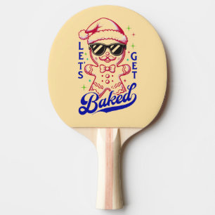 Raquette De Ping Pong Homme en pain d'épices drôle - Faisons-nous cuire