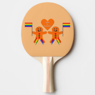 Raquette De Ping Pong Hommes gays Noël Gingpain Couple