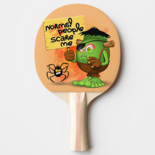 Raquette De Ping Pong Humorous Frankenstein