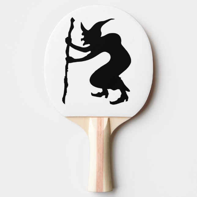 RAQUETTE DE PING PONG HUNCHBACK HALLOWEEN WITCH (Devant)