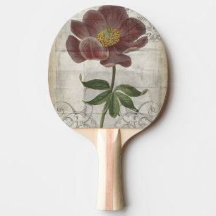 Raquette De Ping Pong I floral français