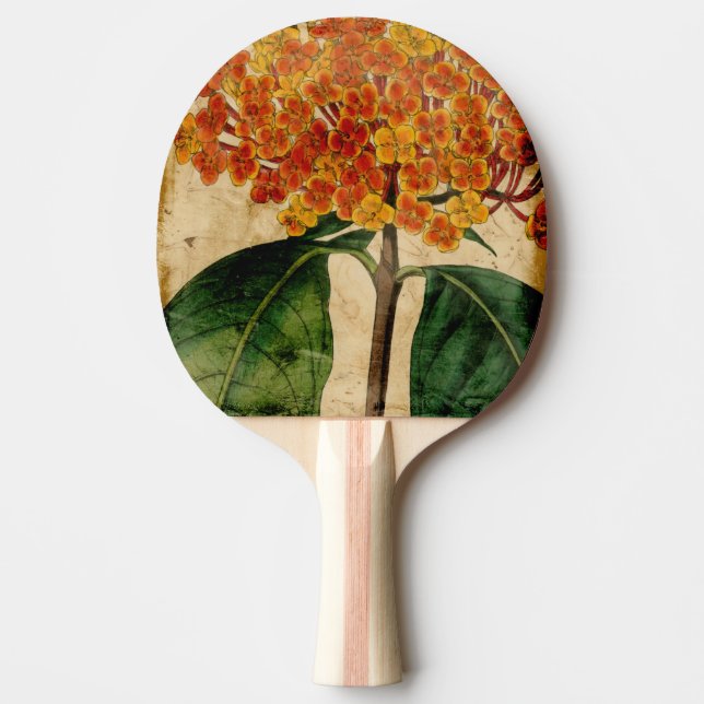 Raquette De Ping Pong I floral vibrant (Devant)