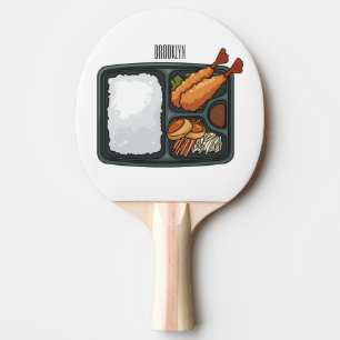 Raquette De Ping Pong Illustration de Bento