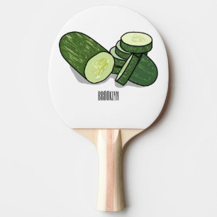 Raquette De Ping Pong Illustration de combre