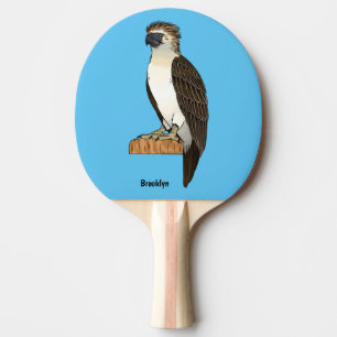 Raquette De Ping Pong illustration de dessin animé d'aigle des Philippin