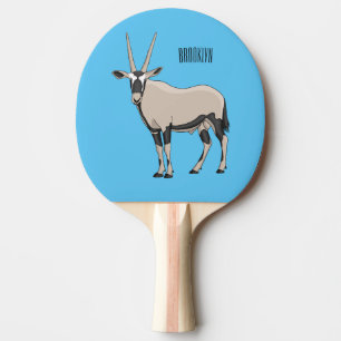 Raquette De Ping Pong Illustration de dessin animé Oryx