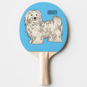 Raquette De Ping Pong Illustration de dessin de chien de Havan