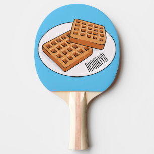 Raquette De Ping Pong Illustration de gaufre