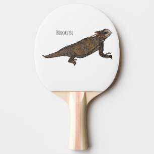 Raquette De Ping Pong Illustration de lézard à cornes de Regal