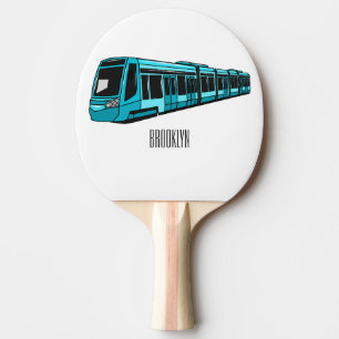 Raquette De Ping Pong Illustration de locomotive électrique