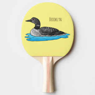 Raquette De Ping Pong Illustration de Loon bird