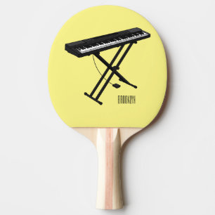 Raquette De Ping Pong Illustration de piano clavier