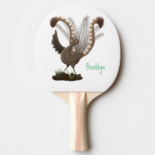 Raquette De Ping Pong Illustration de superbe et superbe lyrebird