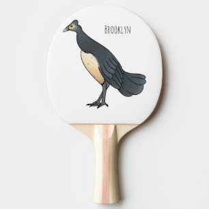 Raquette De Ping Pong Illustration d'oiseau maleo