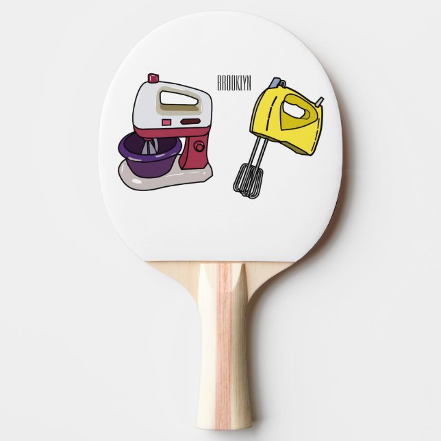 Raquette De Ping Pong Illustration du mixer (Devant)