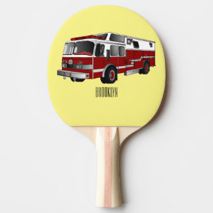 Raquette De Ping Pong Illustration du moteur à incendie