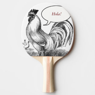 Raquette De Ping Pong Illustration du tableau vintage