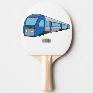 Raquette De Ping Pong Illustration d'un train électrique