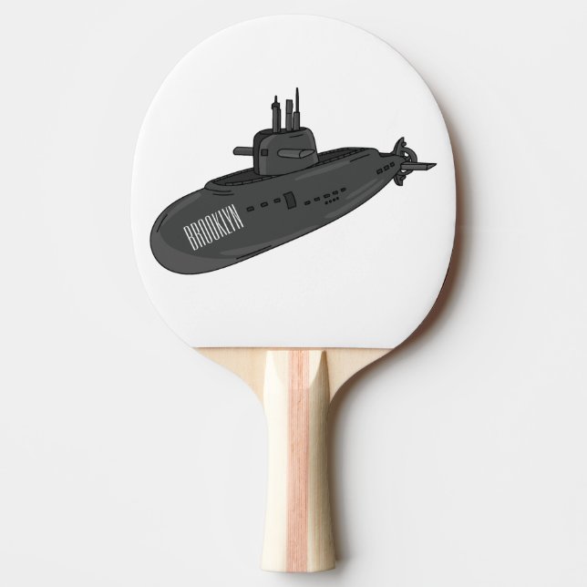 Raquette De Ping Pong Illustration sous-marine (Devant)