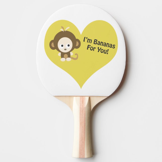 Raquette De Ping Pong Im Bananas pour singe (Devant)