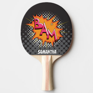 Raquette De Ping Pong Image tramée bam ! Palette personnalisée par sup