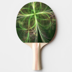 Raquette De Ping Pong Imaginaire Abstrait Quatre Feuilles