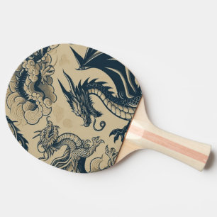 Raquette De Ping Pong Imaginaire Dragons antiques