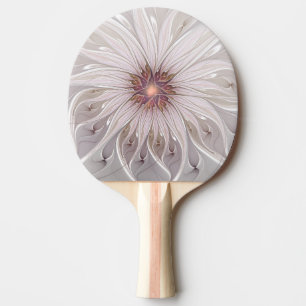Raquette De Ping Pong Imaginaire Floral, Abstraite Fleur Pastel Moderne
