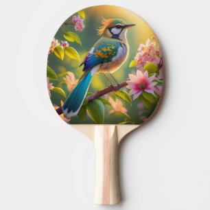 Raquette De Ping Pong Imaginaire Turquoise à ailes vert