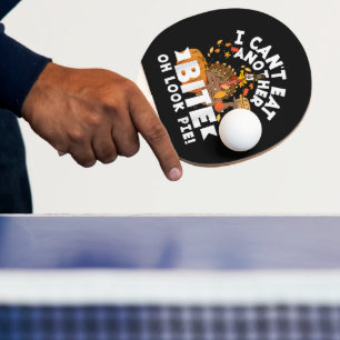 Raquette De Ping Pong Impossible de manger une autre bouchée Oh regardez