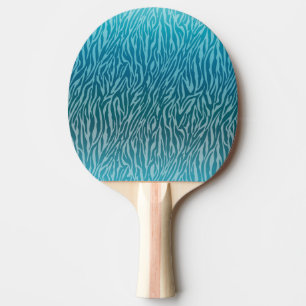 Raquette De Ping Pong Impression Aqua Ombre Zebra