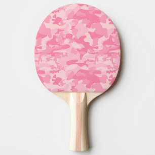Raquette De Ping Pong Impression Camo rose fille