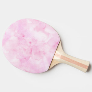 Raquette De Ping Pong Impression d'aquarelle abstraite de couleur rose m