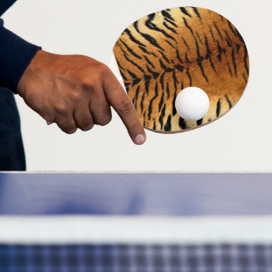 Raquette De Ping Pong Impression de peau de tigre