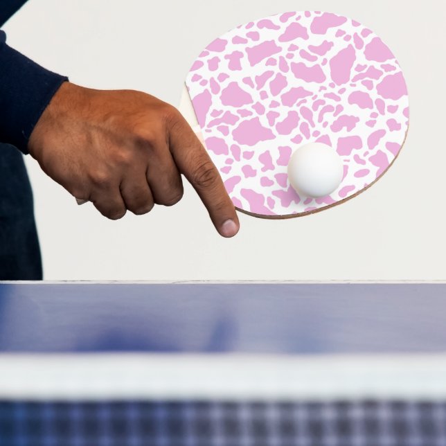 Raquette De Ping Pong Impression de vache rose (Insitu)