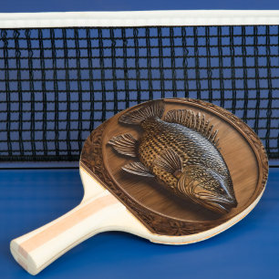Raquette De Ping Pong Impression textuelle 3D Australian Murray Cod,