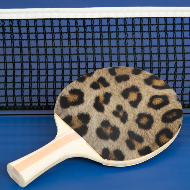 Raquette De Ping Pong Imprimé animal tendance style fourrure léopard (Insitu)