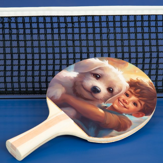 Raquette De Ping Pong Imprimer en arrière (Insitu)
