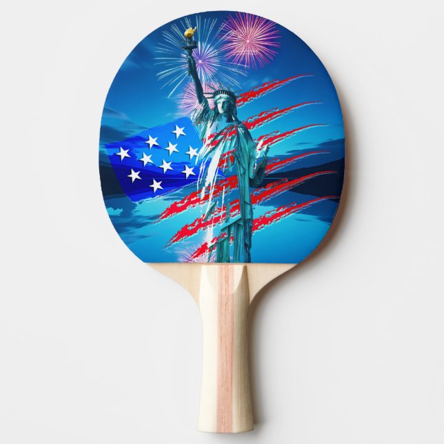 RAQUETTE DE PING PONG INDÉPENDANCE (Devant)