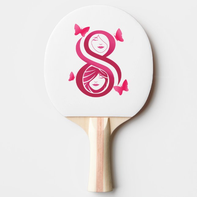 Raquette De Ping Pong , International Women’s Day (Devant)