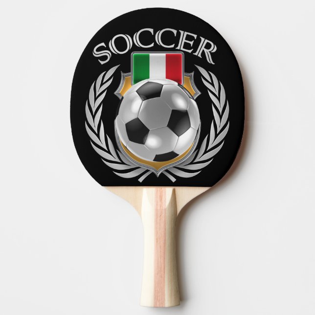 Raquette De Ping Pong Italie Soccer 2016 (Devant)