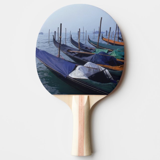 Raquette De Ping Pong Italie, Venise. Gondoles. (Devant)