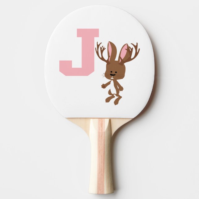 Raquette De Ping Pong J est pour Jackalope (Devant)