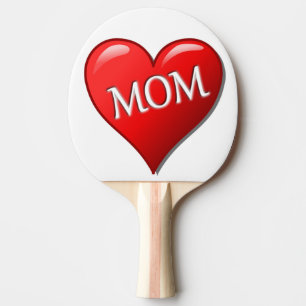 RAQUETTE DE PING PONG J'AIME MÈRE