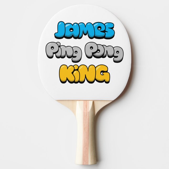 Raquette De Ping Pong James Ping Pong King (Devant)