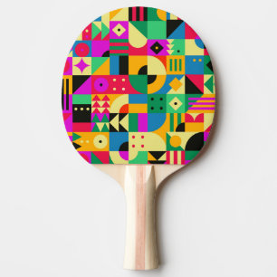 Raquette De Ping Pong Jardin Moderne Abstrait